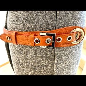Unique orange “Dolce & Gabbana” belt
